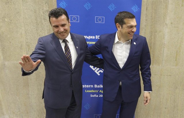 Zoran Zaev y Alexis Tsipras