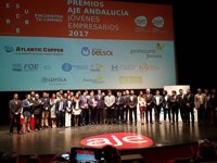 Diez empresas finalistas de los Premios AJE 2018 han sido apoyadas por Andalucía Emprende