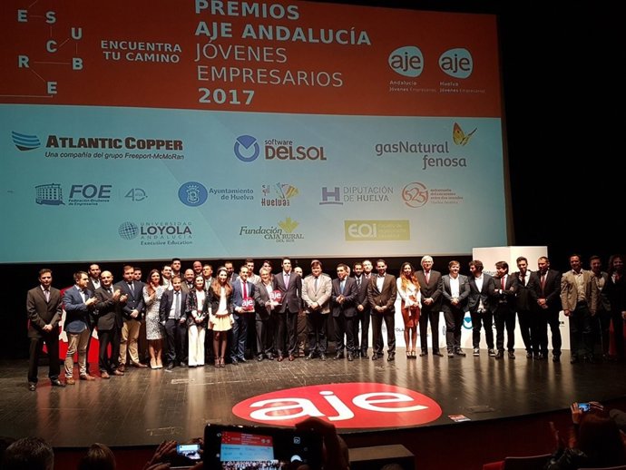 Finalistas de los Premios AJE 2017