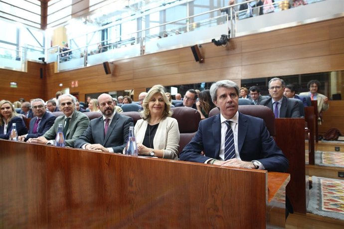 Pleno de investidura de Ángel Garrido como presidente de la Comunidad de Madrid