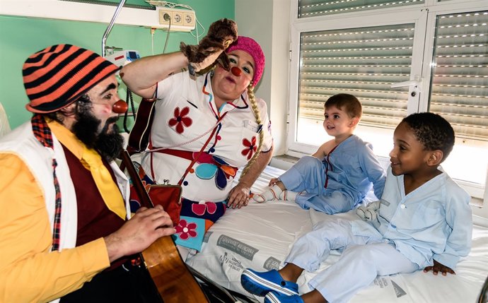 Una de las sesiones de Payasospital