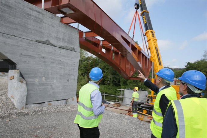 Obras del puente de Golbardo