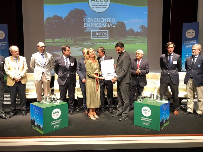 Andalucía, premiada por su promoción de los campos de golf.