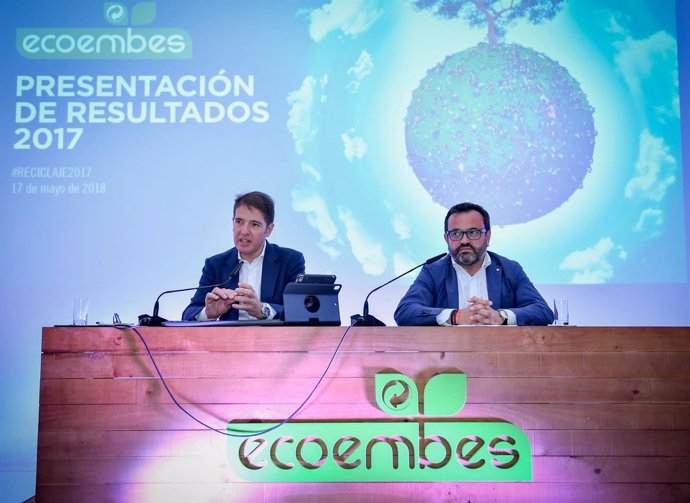 Óscar Martín, consejero de Ecoembes, e Ignacio González, presidente de Ecoembes