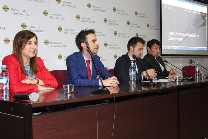 Ana Subirà, el magistrat Manuel Ruiz de Lara, Daniel Benítez i Óscar Serrano
