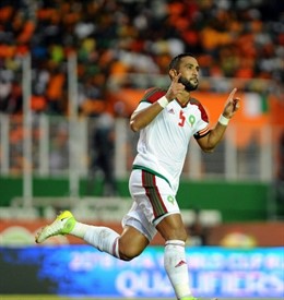 El defensa de la Juventus Mehdi Benatia con Marruecos