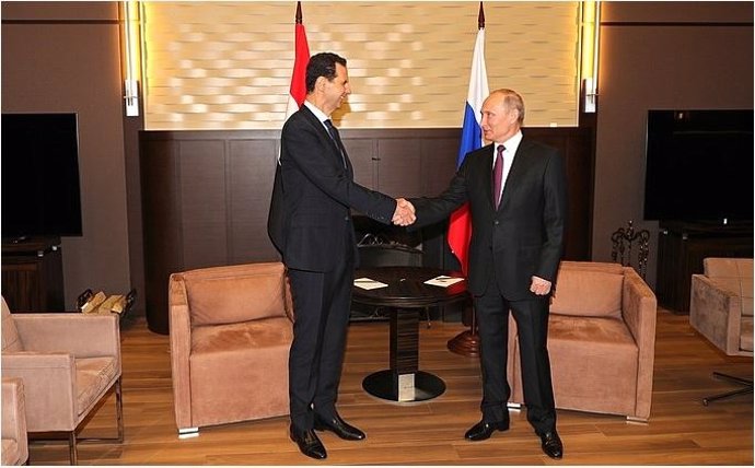 Putin y Al Assad se reúnen en Sochi (Rusia)