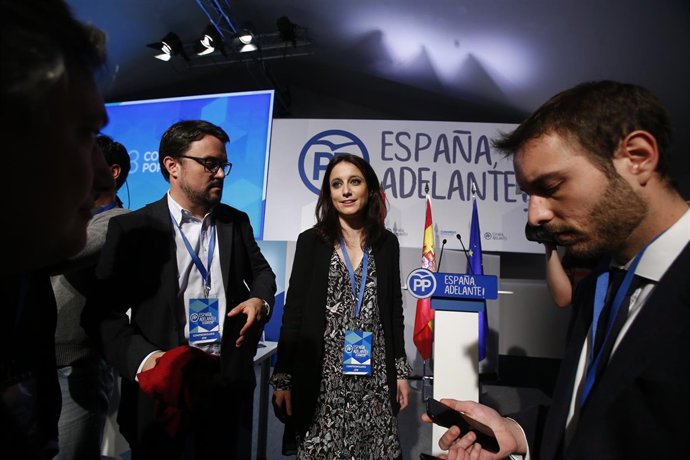 Andrea Levy, durante el Congreso del PP