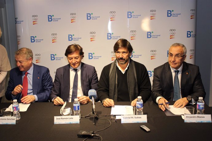 José Antonio Sánchez, José Ramón Lete, Gabriel Subías y Alejandro Blanco
