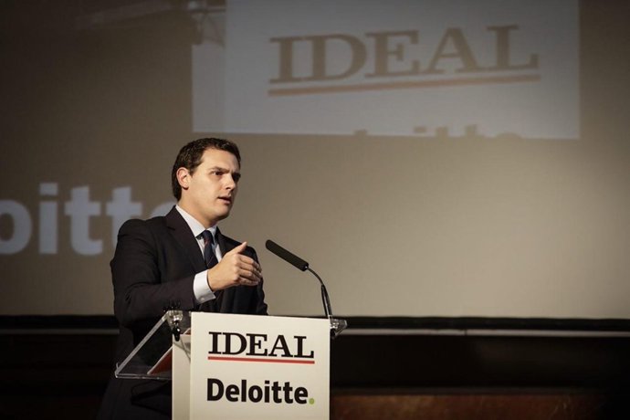 Albert Rivera, en un desayuno en Granada