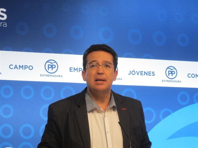 El secretario general del PP extremeño, Fernando Manzano                 