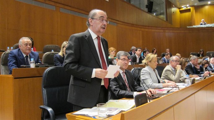 Javier Lambán, presidente del Gobierno de Aragón