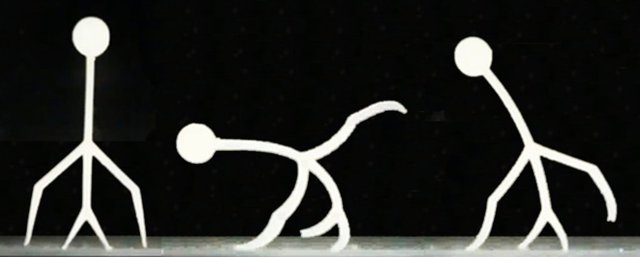 Aspecto del gel inteligente de forma humana bajo el agua