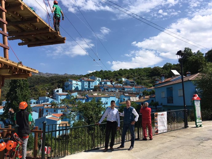 Elias bendodo francisco lozano aldea azul júzcar ex pueblo pitufo aventuras
