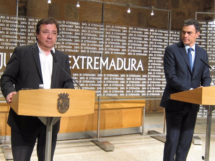 Fernández Vara y Pedro Sánchez, en Presidencia