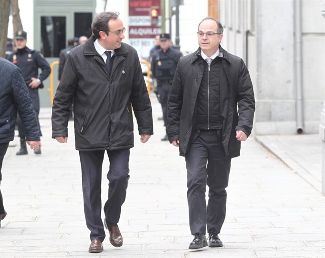 Josep Rull i Jordi Turull arriben al Suprem/ARXIU