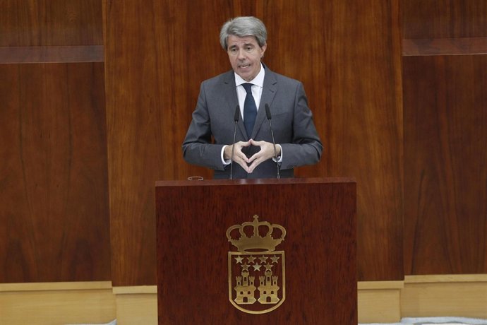 Ángel Garrido interviene en el pleno de su investidura