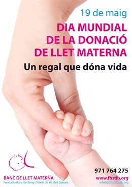 Banco de Sangre de Baleares celebra un homenaje para donantes de leche materna 