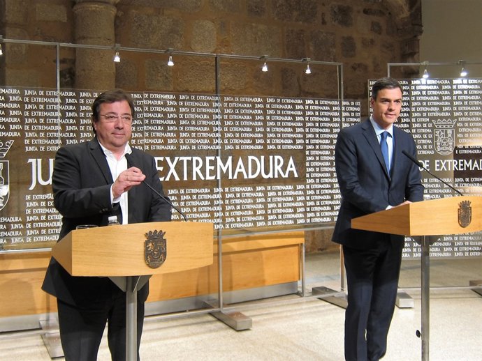 Fernández Encalla i Pedro Sánchez, a Mèrida