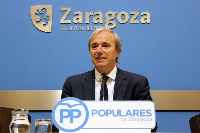 Portavoz del Partido Popular en el Ayuntamiento de Zaragoza, Jorge Azcón