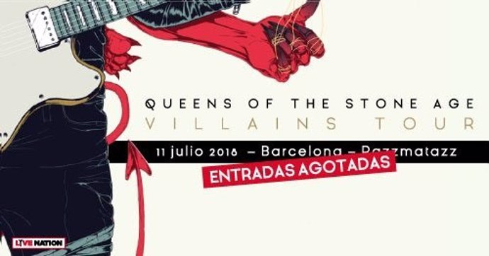 Cartel de Queens of the Stone Age agota entradas en Barcelona