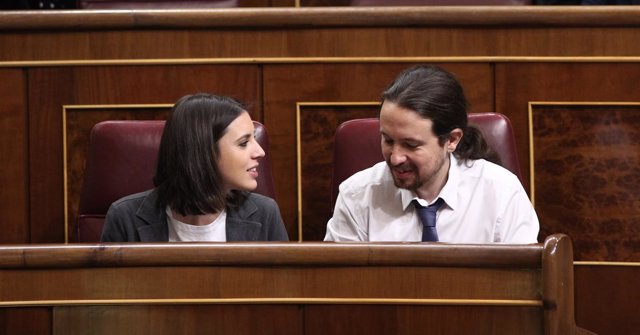 Irene Montero y Pablo Iglesias, de Podemos