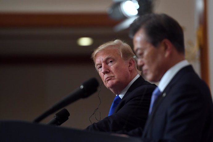 Donald Trump y Moon Jae In