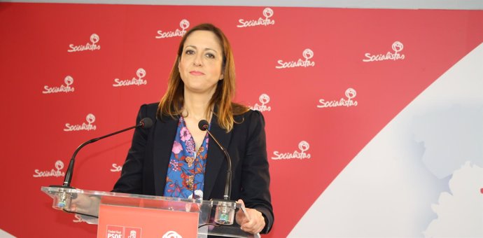 Cristina Maestre, PSOE, en rueda de prensa