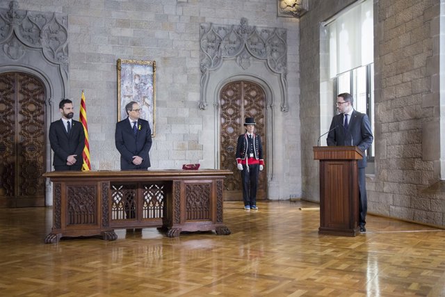 Presa de possessió de Quim Torra com a president (Arxiu)