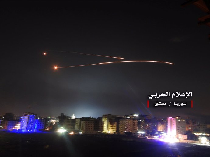 Misiles sobre Damasco el 10 de mayo de 2018