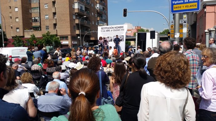 Manifestación colegios de la II república