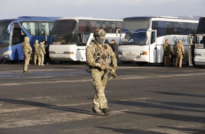 Militares de las Fuerzas Armadas ucranianas