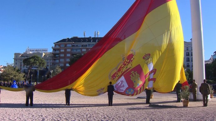 Izado Solemne de Bandera en Madrid por la fiesta de San Isidro 