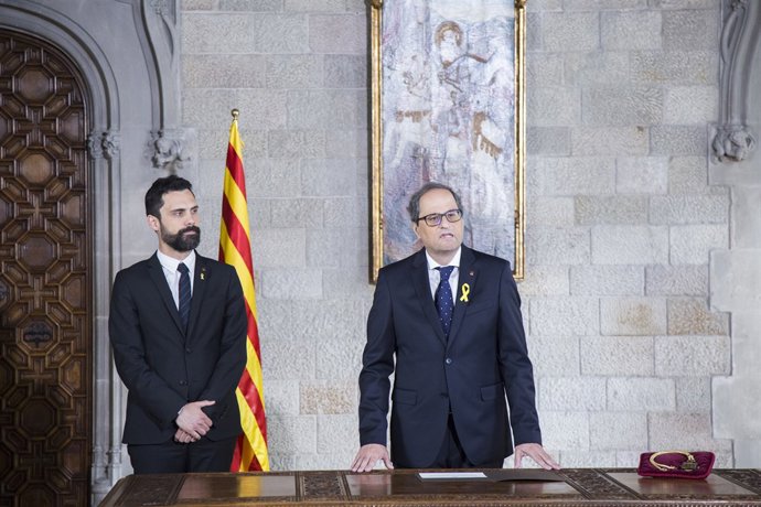 Quim Torra jura el càrrec 