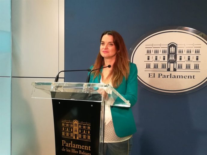 La portavoz del GPP, Margalida Prohens