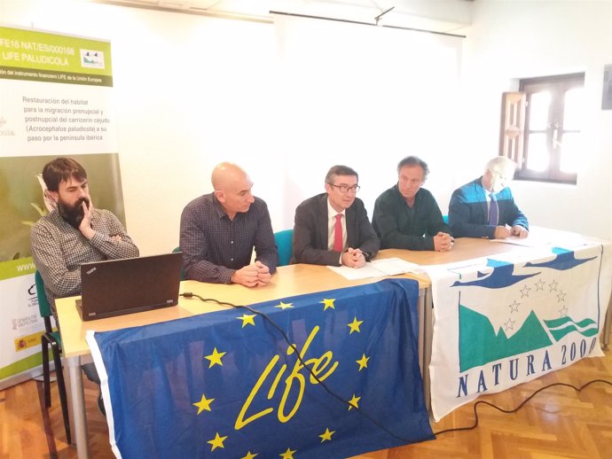 IImagen de la presentación del proyecto Life Paludicola. 21-5-2018