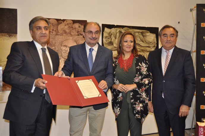 José Luis Corral ha recibido el Premio de las Letras Aragonesas 2018.