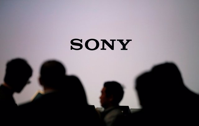 Journalists wait for Sony Corp's new President and Chief Executive Officer Kenic