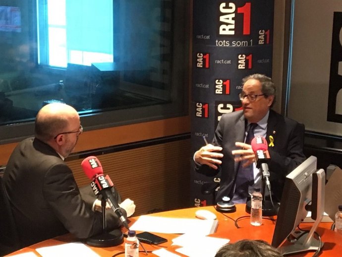 Quim Torra en Rac1
