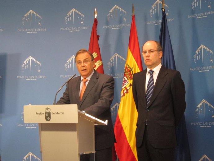 Valverde y Jódar, durante la rueda de prensa