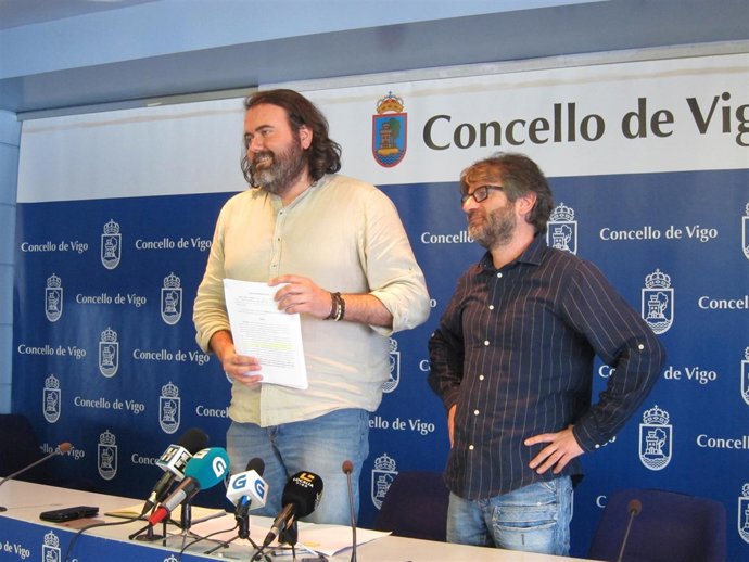 Rueda de prensa de Marea Vigo.                           