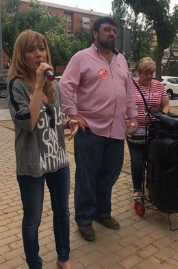 La secretaria general de UGT-Andalucía, Carmen Castilla, en Córdoba