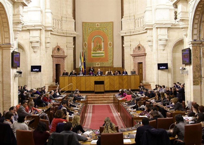 Pleno del Parlamento andaluz