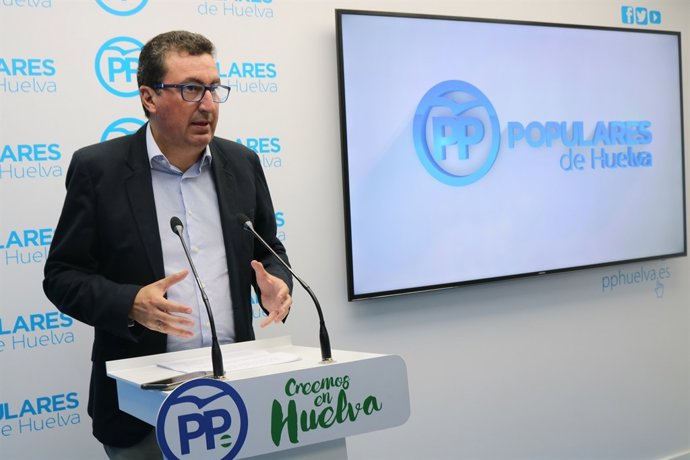 El presidente del PP de Huelva, Manuel Andrés González.