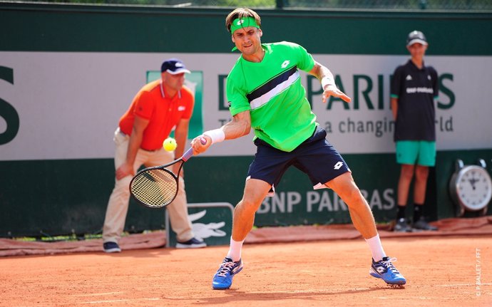 David Ferrer en Roland Garros 