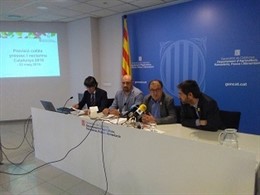 Manel Simón, Francesc Torres, Carmel Mòdol y Ferran de Noguera