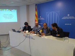 Manel Simón, Francesc Torres, Carmel Mòdol i Ferran de Noguera