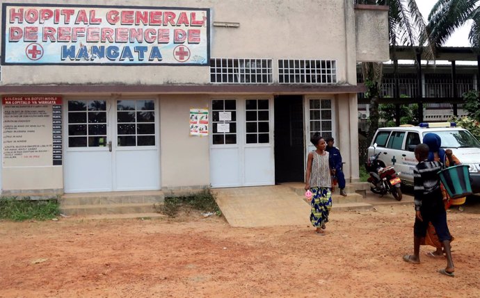 Hospital de Mbandaka, una de las zonas afectadas por el brote de ébola en la RDC