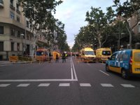 Las labores de búsqueda de los dos obreros desaparecidos en el derrumbe continuarán "sin descanso" toda la noche