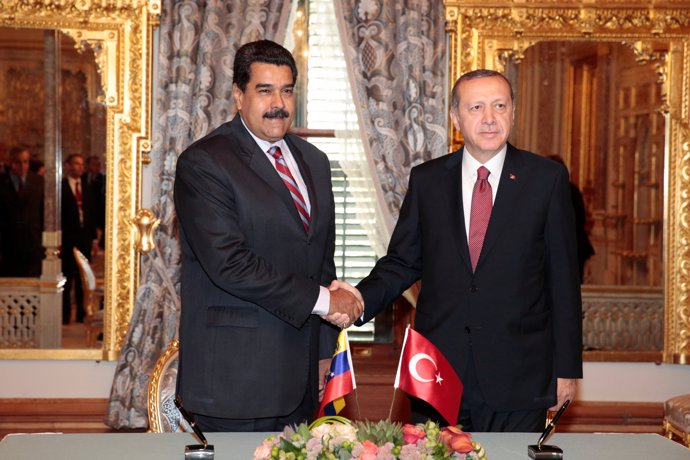 Nicolás Maduro y Recep Tayyip Erdogan